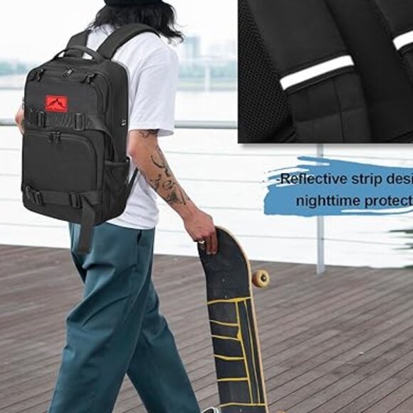 Skateboard Backpack - Picture 6 of 9